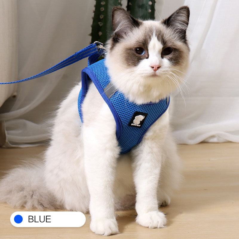 Anti-Strike Cat Harness – Safe & Comfortable Outdoor Walking Vest