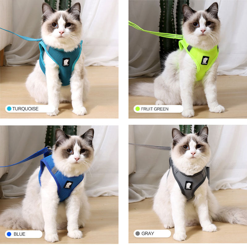 Anti-Strike Cat Harness – Safe & Comfortable Outdoor Walking Vest