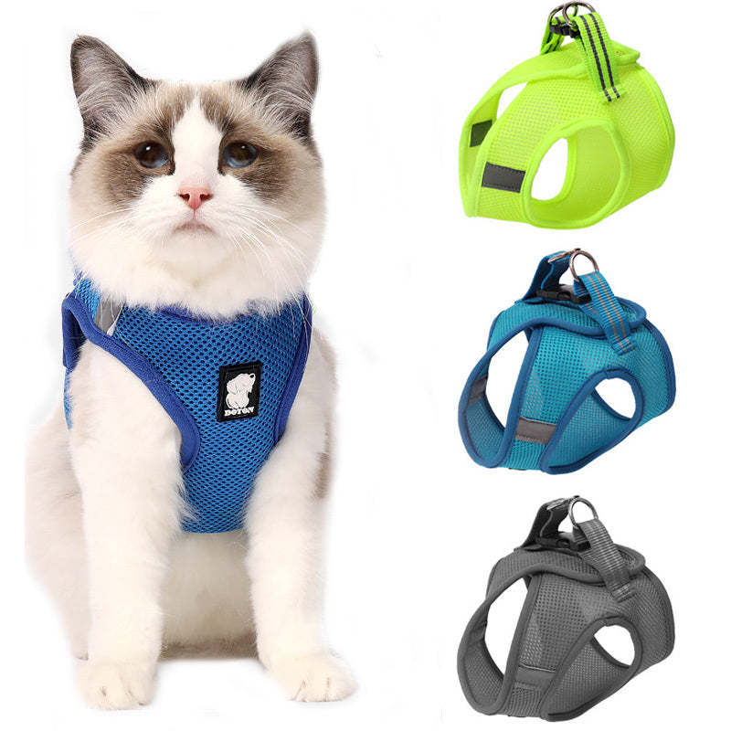 Anti-Strike Cat Harness – Safe & Comfortable Outdoor Walking Vest