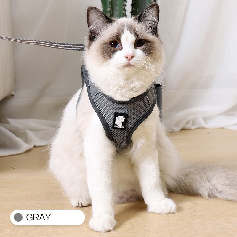 Anti-Strike Cat Harness – Safe & Comfortable Outdoor Walking Vest