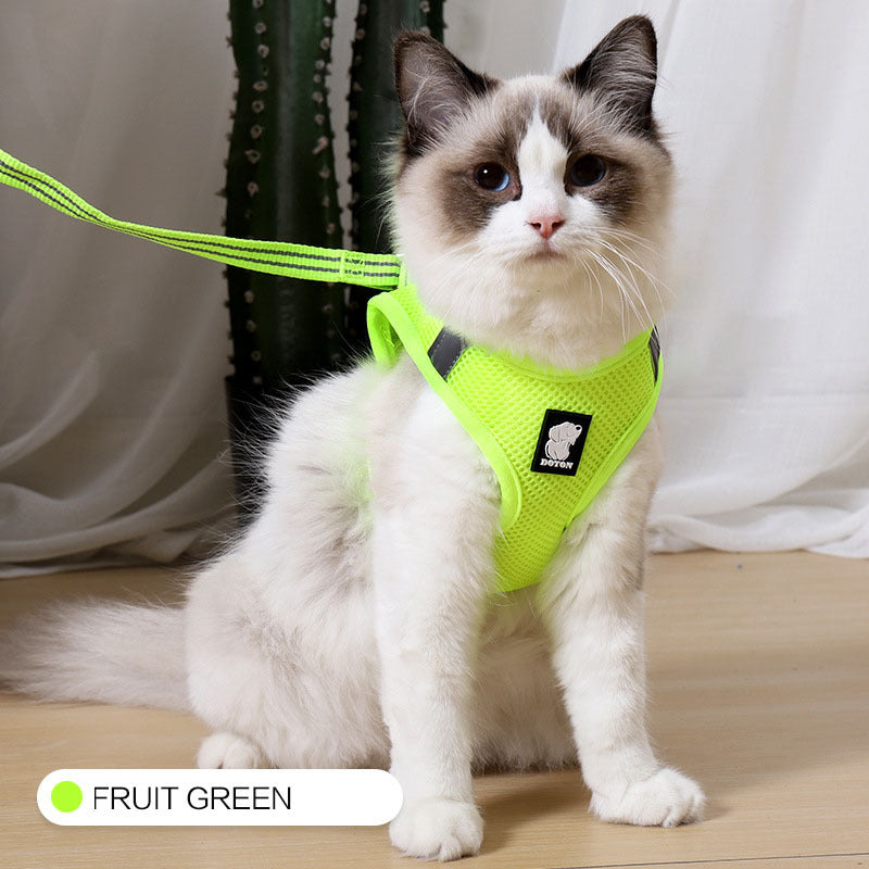 Anti-Strike Cat Harness – Safe & Comfortable Outdoor Walking Vest