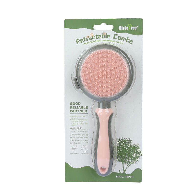EasyClean™ Pet Brush – Gentle Grooming & Hair Removal