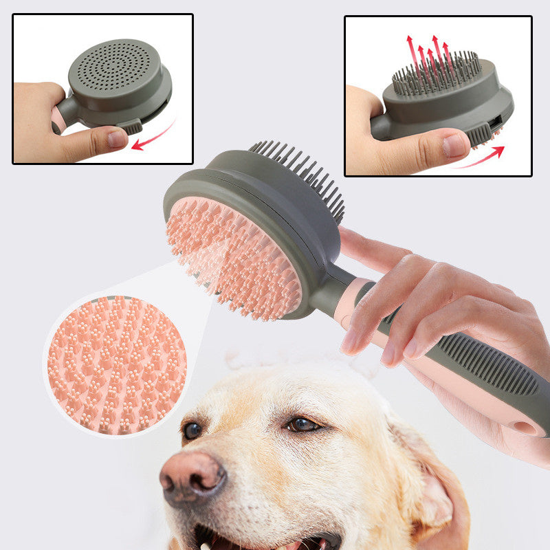 EasyClean™ Pet Brush – Gentle Grooming & Hair Removal